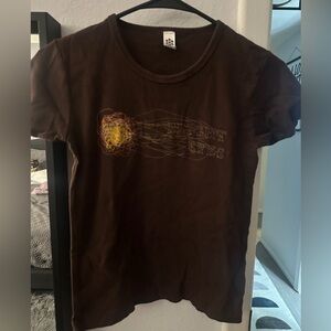 vintage bright eyes shirt - brown,M - circa 2005 - bought on I’m Wide Awake tour